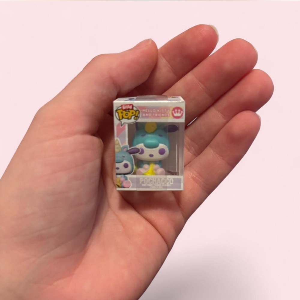 Funko Pop! Pochacco Pocket Figure - Pastel Blue & White